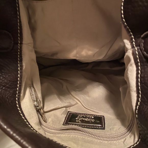 Roots Olivia Bag - dark brown leather, large size - Picture 5 of 7